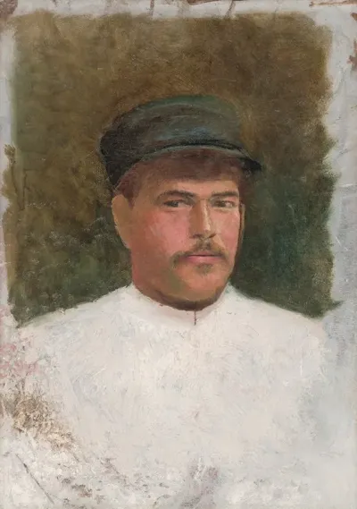 Study Of A Man In A Fur Hat