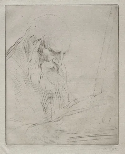 Study Of A Man Reading 2
