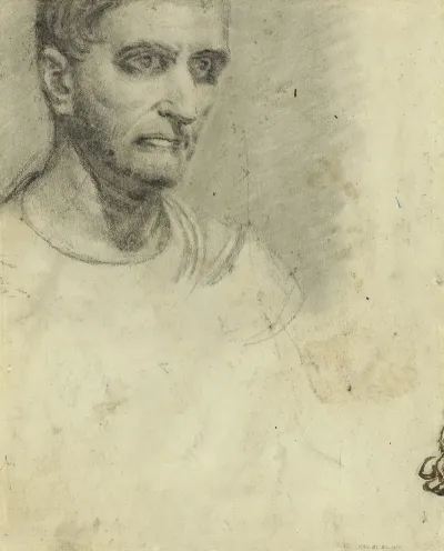 Study Of A Man Verso