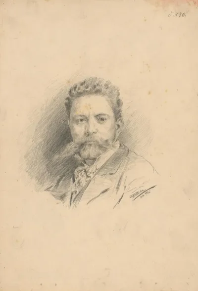 Study Of A Man With A Beard