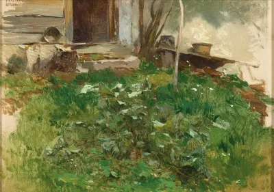 Study Of A Meadow In Spital Am Phyrn