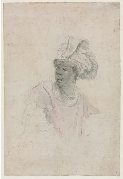 Study Of A Moor Facing To The Left 2
