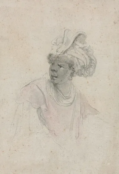 Study Of A Moor Facing To The Left
