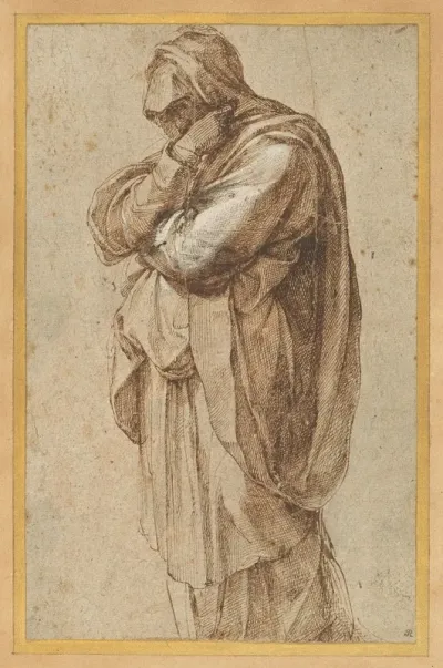 Study Of A Mourning Woman