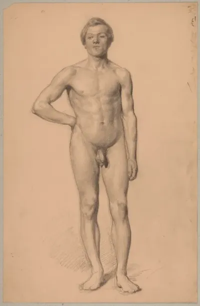 Study Of A Nude Male 3
