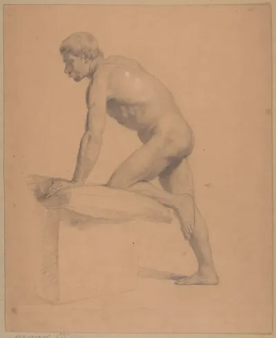 Study Of A Nude Male