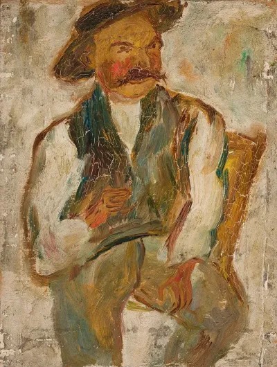 Study Of A Peasant In A Hat