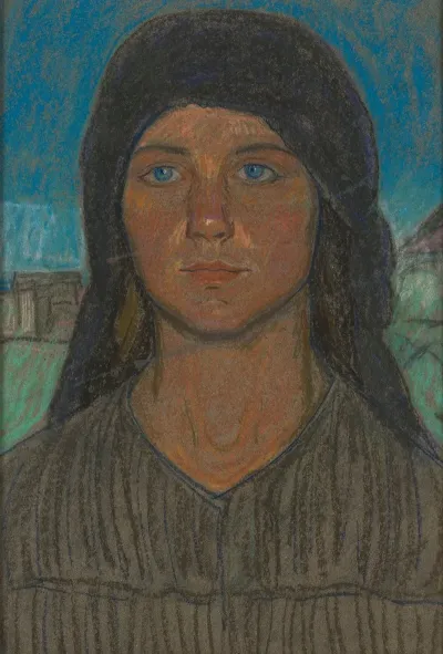 Study Of A Peasant Woman