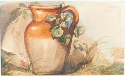 Study Of A Pottery Jug