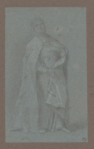 Study Of A Priest Saint Boniface