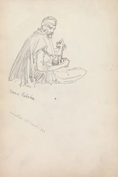 Study Of A Rababi Musician Amritsar
