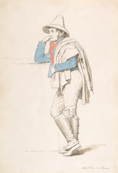 Study Of A Roman Coachman