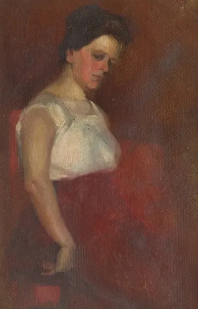 Study Of A Seated Woman 2