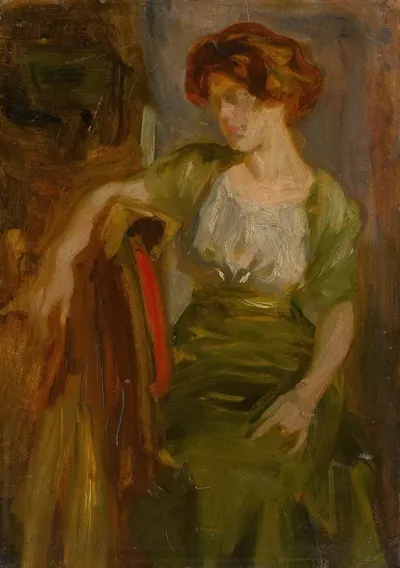 Study Of A Seated Woman 4