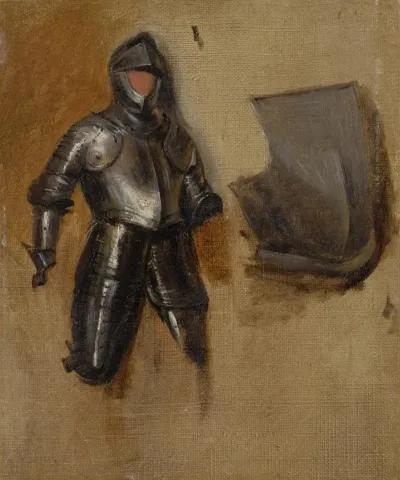 Study Of A Sixteenth Century Half Suit Of Armor