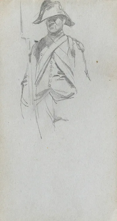 Study Of A Soldier 3