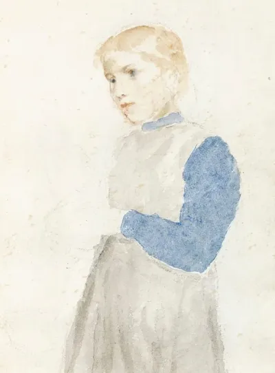 Study Of A Standing Girl