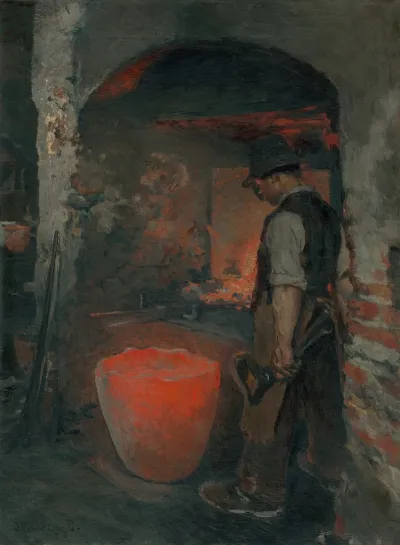Study Of A Standing Hammersmith