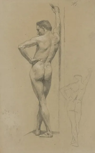 Study Of A Standing Male Nude 3