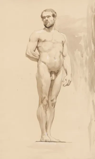 Study Of A Standing Man 2