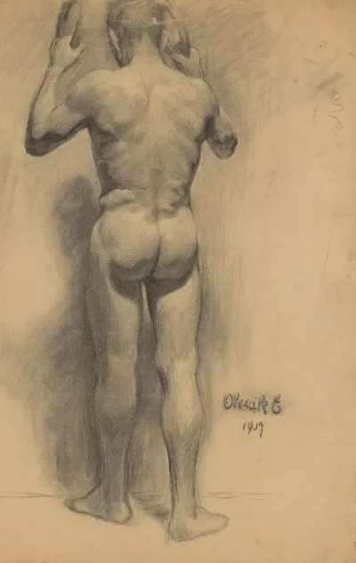 Study Of A Standing Man 5