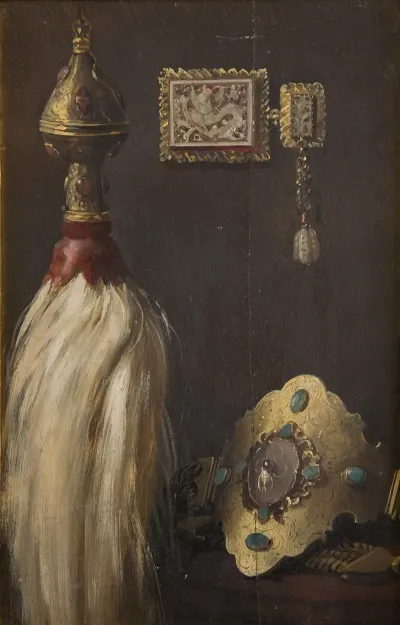 Study Of A Turkish Horse Tail Ensign And Nose Band