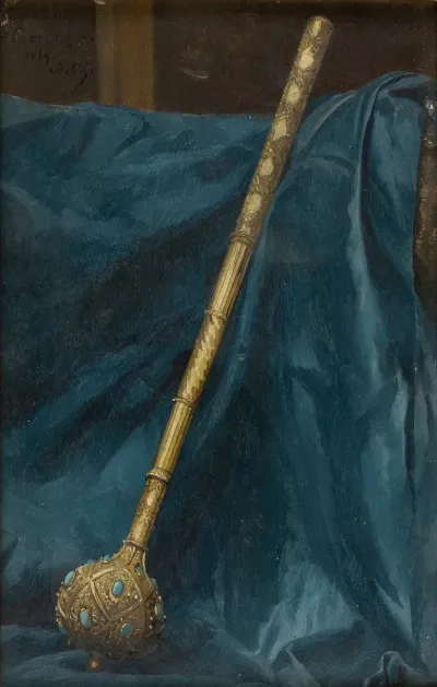 Study Of A Turkish Mace From The 17th C