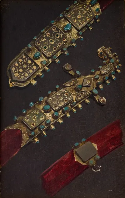 Study Of A Turkish Sabre From The 17th C