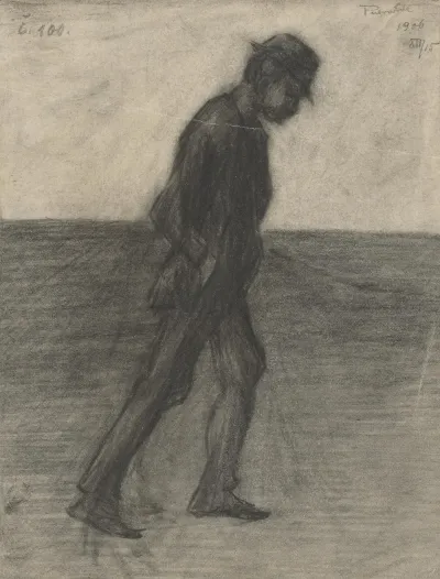 Study Of A Walking Man
