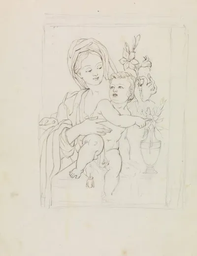 Study Of A Woman And Child 3