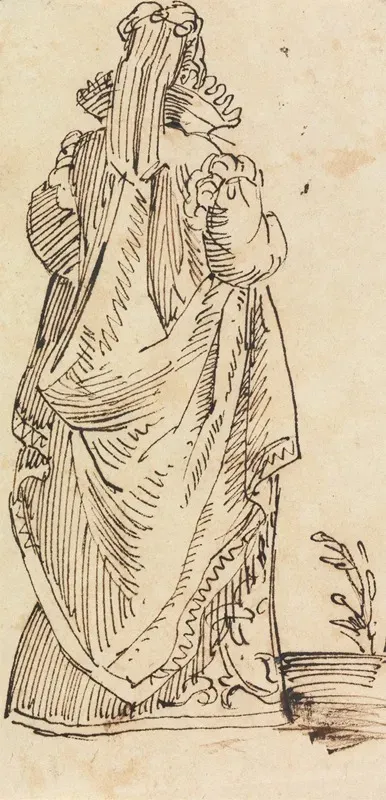Study Of A Woman At Rear View