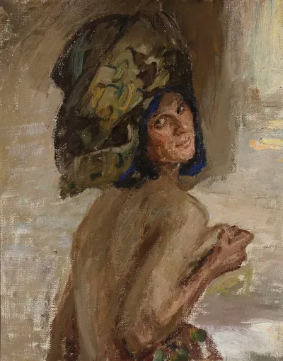 Study Of A Woman For The Painting East
