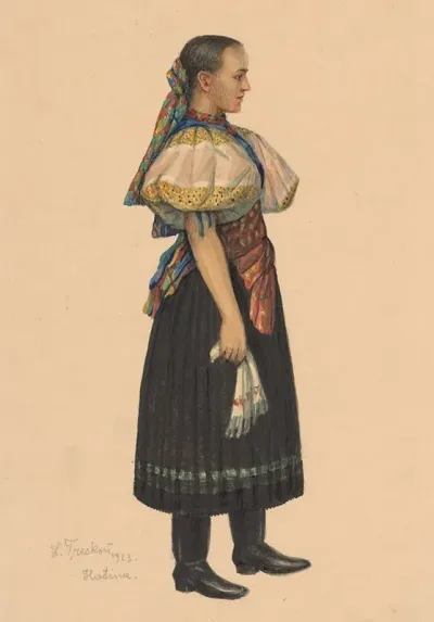 Study Of A Woman From Habina