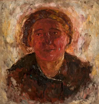 Study Of A Woman In A Dark Dress