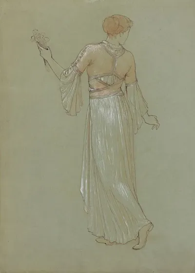 Study Of A Woman In Egyptian Dress
