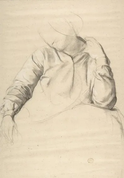 Study Of A Woman Seated