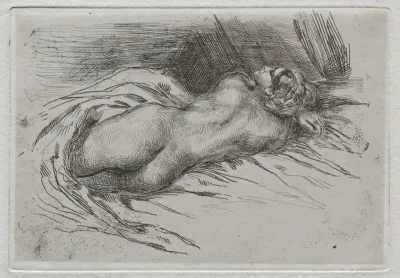 Study Of A Woman Seen From The Back 2