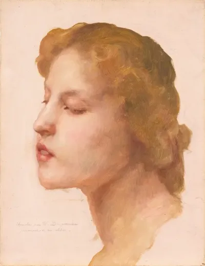 Study Of A Womans Head 2