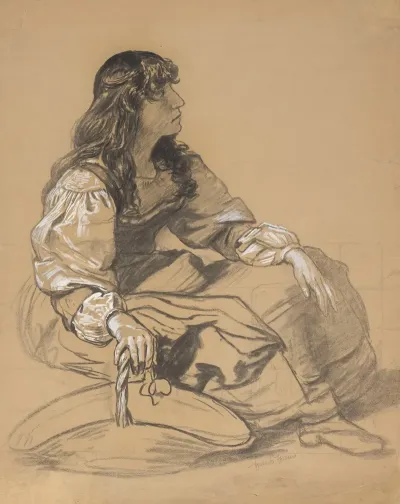 Study Of A Young Italian Woman