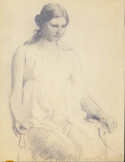 Study Of A Young Woman 2