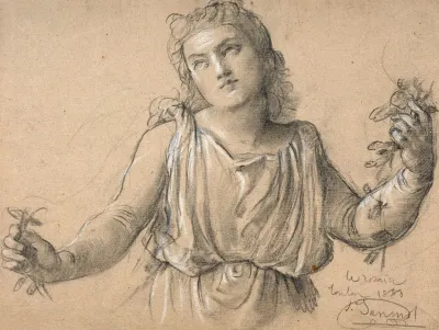 Study Of An Angel For Le Rosaire 2