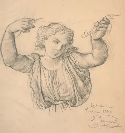 Study Of An Angel For Le Rosaire 3