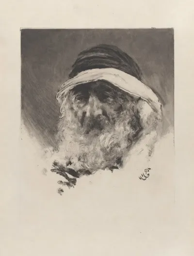 Study Of An Arab Head