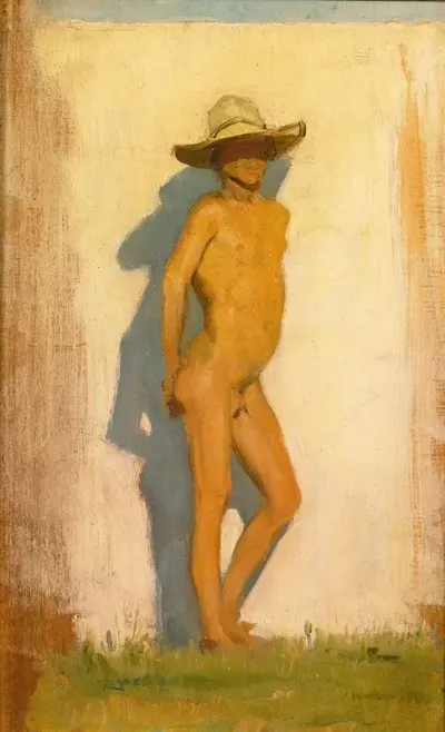 Study Of An Italian Boy In Forti Dei Marmi