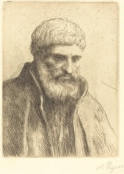 Study Of An Old Man Etude De Vieillard Ii