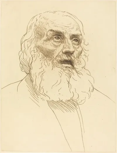 Study Of An Old Man Etude De Vieillard