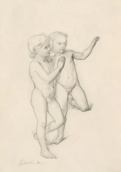 Study Of Angels For The Painting The Immaculate Conception Of The Blessed Virgin Mary