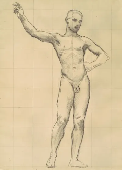 Study Of Apollo For Apollo And The Muses Ii
