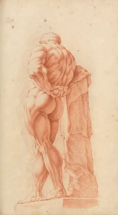 Study Of Classical Statue Of Hercules