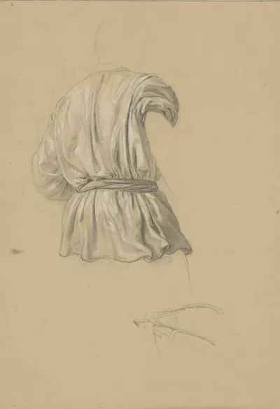 Study Of Clothing Of The Executioner With An Axe To The Painting Martyrdom Of St Josaphat Kuntsevych